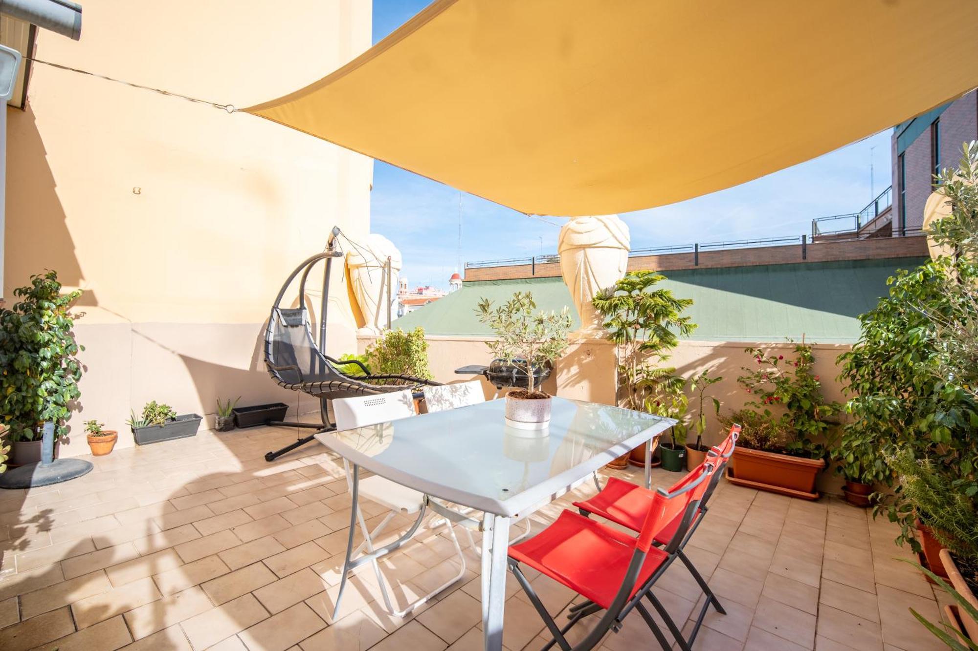 Atico De Lujo Plaza Ayuntamiento Apartman Valencia Kültér fotó
