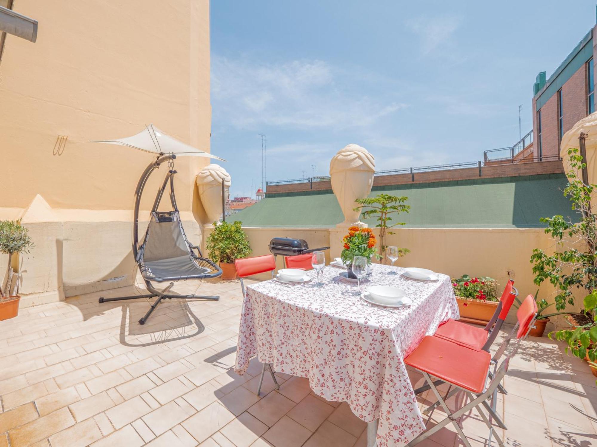Atico De Lujo Plaza Ayuntamiento Apartman Valencia Kültér fotó