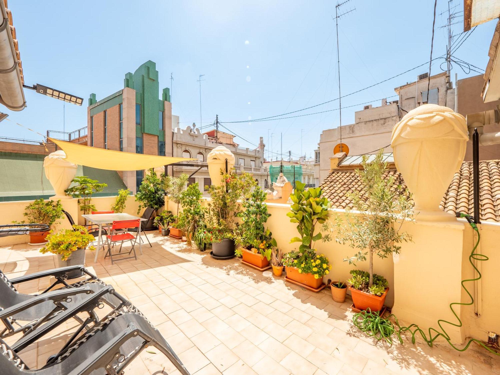 Atico De Lujo Plaza Ayuntamiento Apartman Valencia Kültér fotó